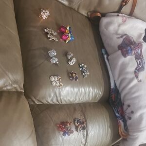 Colorful Statement Earrings Set